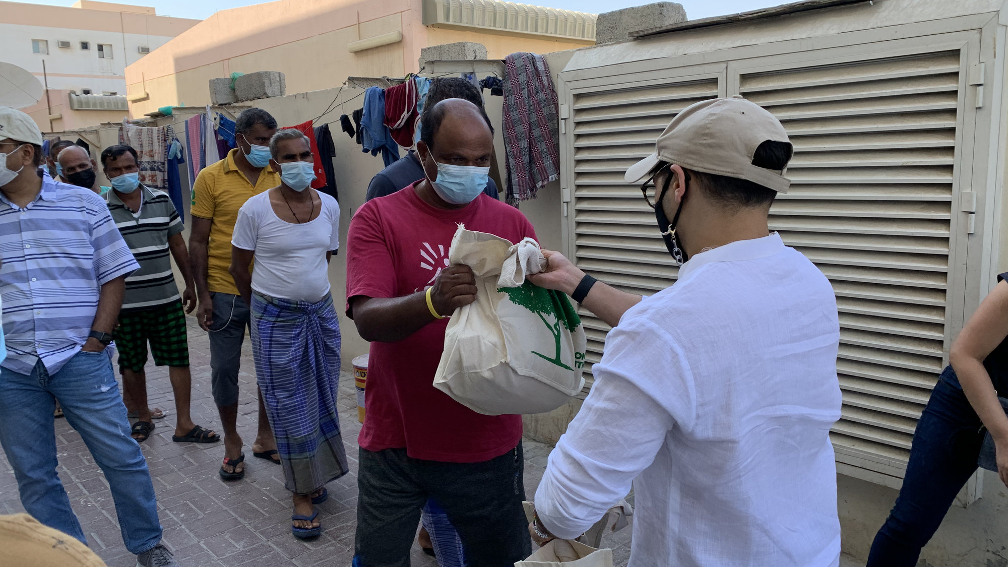Ramadan food distribution in Dubai labour camps — UAE